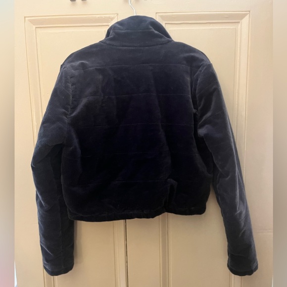 Jackson Rowe Corduroy Bomber Jacket, Navy Sz L - Picture 3 of 3